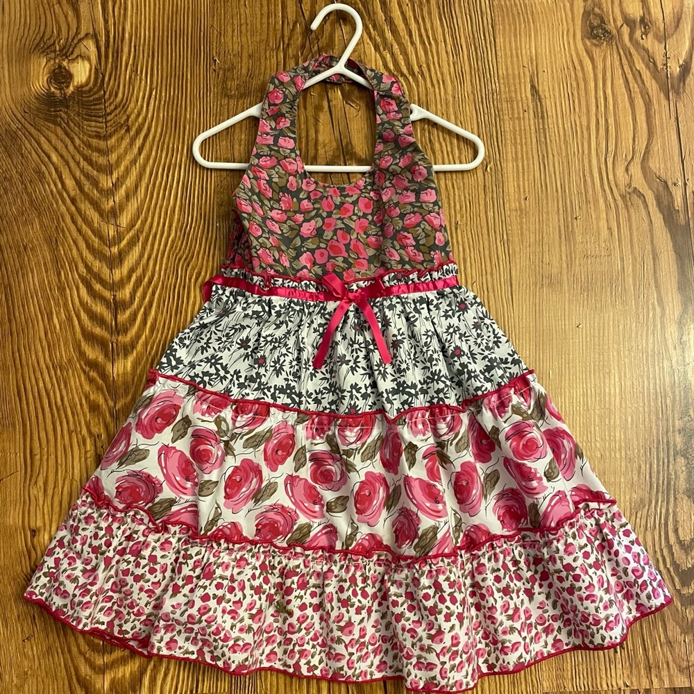 Blueberi Boulevard | size 4T | Summer Halter Neck Dress